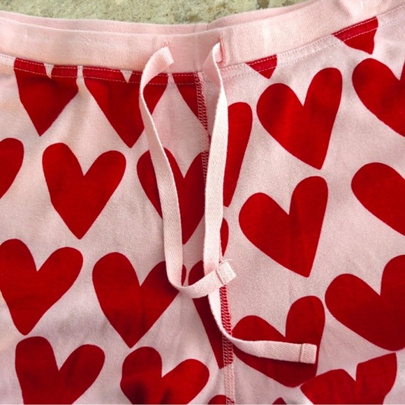 Hanna Andersson Organic Cotton Hearts Pajama Set - EUC (R-12) - Picture 5 of 10